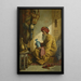 inspección del jarrón - John Adam Houston — cuadro enmarcado en la pared