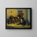 Gentleman, King Charles XV of Sweden's favorite horse - John Arsenius — framed artwork on a wall