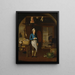 Kitchen scene - John Atkinson — framed artwork on a wall