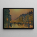 London, St James Street - John Atkinson Grimshaw — framed artwork on a wall