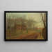 La Rookery - John Atkinson Grimshaw — framed artwork on a wall