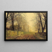 La feuille sèche et jaune - John Atkinson Grimshaw — framed artwork on a wall