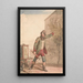 A firefighter - John Augustus Atkinson — framed artwork on a wall