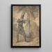 Un tirador en entrenamiento con fusil - John Augustus Atkinson — cuadro enmarcado en la pared