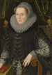retrato de Joan Stint, Mme George Evelyn - John Bettes el Joven — vista de la obra