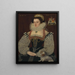 La duquesa de Chandos - John Bettes el Joven — cuadro enmarcado en la pared