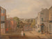 Escena callejera en Chorley, Lancashire, con vista a Chorley Hall - John Bird de Liverpool — vista de la obra