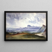 Edinburgh from Samsons Ribs - John Blair — framed artwork on a wall