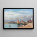 Entrada del puerto de Yarmouth - John Brett — cuadro enmarcado en la pared