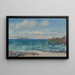 Bahía de Newtrain y Isla Gull, Cornualles - John Brett — cuadro enmarcado en la pared