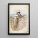 A la deriva - John Burr — cuadro enmarcado en la pared