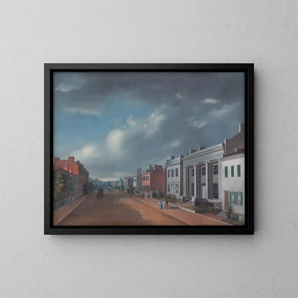 Cuarta calle es desde Vine - John Caspar Wild — cuadro enmarcado en la pared