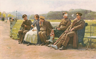 John Charles Dollman - Recuperating soldiers.webp