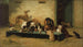 Mesa de comedor en un refugio para perros - John Charles Dollman — vista de la obra