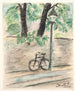 Mañana tranquila en la pared - John Christensen — vista de la obra