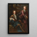 Retrato de Thomas y George Dashwood - John Closterman — cuadro enmarcado en la pared