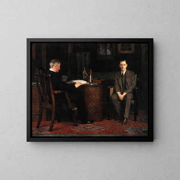 Sentencia de muerte - John Collier — cuadro enmarcado en la pared