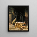 La muerte de Cleopatra - John Collier — cuadro enmarcado en la pared