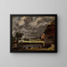 Una vista de las orillas del río Stour - John Constable — cuadro enmarcado en la pared