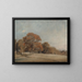 Un paisaje otoñal en East Bergholt - John Constable — cuadro enmarcado en la pared
