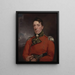Capitán Richard Gubbins - John Constable — cuadro enmarcado en la pared