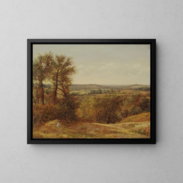 Valle de Dedham - John Constable — cuadro enmarcado en la pared