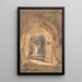 Iglesia de East Bergholt vista desde el arco sur de la torre en ruinas - John Constable — cuadro enmarcado en la pared