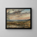 Hampstead Heath con estanque y bañistas - John Constable — cuadro enmarcado en la pared