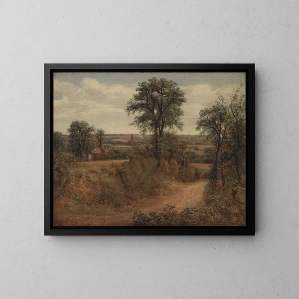 Allée près de Dedham - John Constable — cuadro enmarcado en la pared