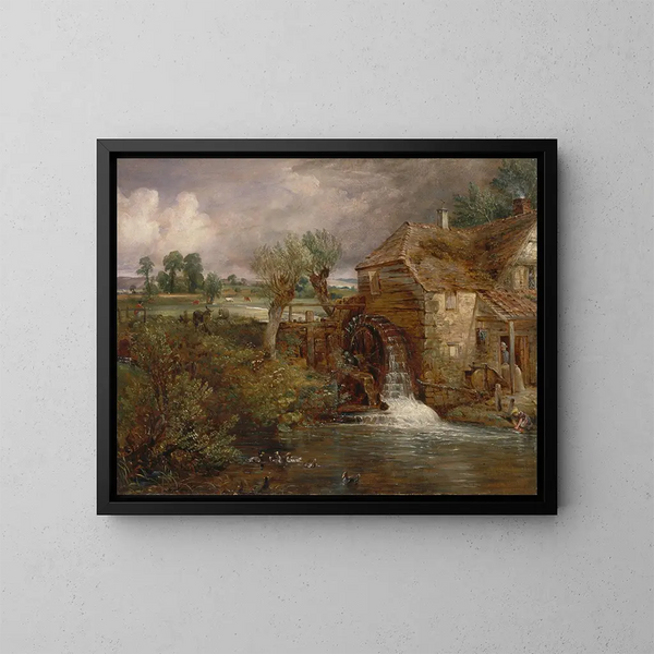Molino de Parham en Gillingham - John Constable — cuadro enmarcado en la pared