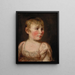 Retrato de Eliza Lewis - John Constable — cuadro enmarcado en la pared