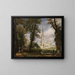 The Salisbury Cathedral from the Bishop's Garden - John Constable — framed artwork on a wall