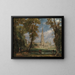 Salisbury Cathedral from the Bishops' Gardens - John Constable — framed artwork on a wall