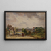 El cottage de Sir Richard Steele, Hampstead - John Constable — cuadro enmarcado en la pared