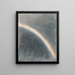 Study of the sky with rainbow - John Constable — framed artwork on a wall