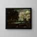 Estudio para El Caballo Saltando - John Constable — cuadro enmarcado en la pared