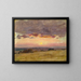 Summer Evening with Storm Clouds - John Constable — framed artwork on a wall
