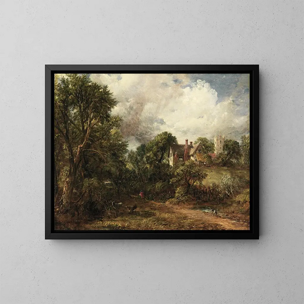 The Glebe Farm - John Constable — framed artwork on a wall
