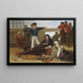 Approchant de la maison - John Dalbiac Luard — framed artwork on a wall