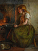 Thoughts by the fireside - John Dawson Watson — artwork view