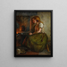 Thoughts by the fireside - John Dawson Watson — framed artwork on a wall