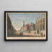 Vista de una parte de la iglesia Sainte-Marie, en la iglesia Toussaints, b el conducto, c la iglesia Carfax, d c en la universidad de Oxford - John Donowell — cuadro enmarcado en la pared