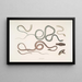 the Tree Snake with lateral stripes, Dendrophis lateralis 2. Dipsas reddish, Dipsus Dipsas rubescens - John Edward Gray — framed artwork on a wall