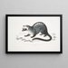 Paradoja de Pallas, Paradoxurus Pallasii, India - John Edward Gray — cuadro enmarcado en la pared