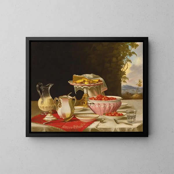 El Postre - John F. Francis — cuadro enmarcado en la pared