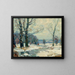 The magic of winter in Woodstock, New York - John Fabian Carlson — framed artwork on a wall