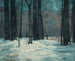 de madera en invierno - John Fabian Carlson — vista de la obra
