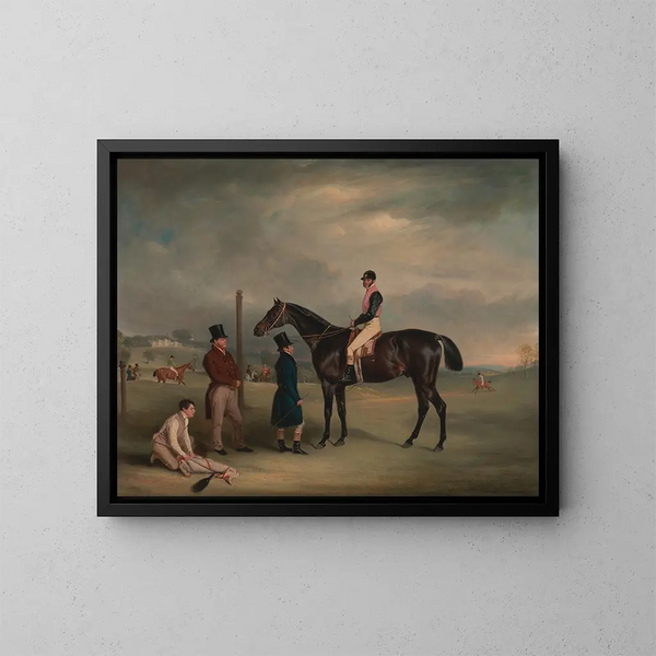 Euxton con John White en Heaton Park - John Ferneley — cuadro enmarcado en la pared