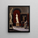 Interior del Louvre - John Forssell — cuadro enmarcado en la pared