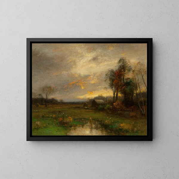 Atardecer declinante - John Francis Murphy — cuadro enmarcado en la pared